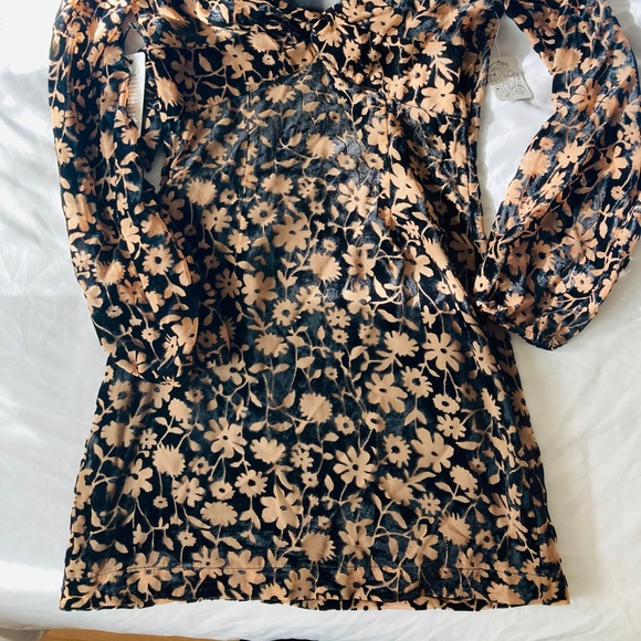 Free people x saylor black lace dress Xs new - Picture 2 of 7